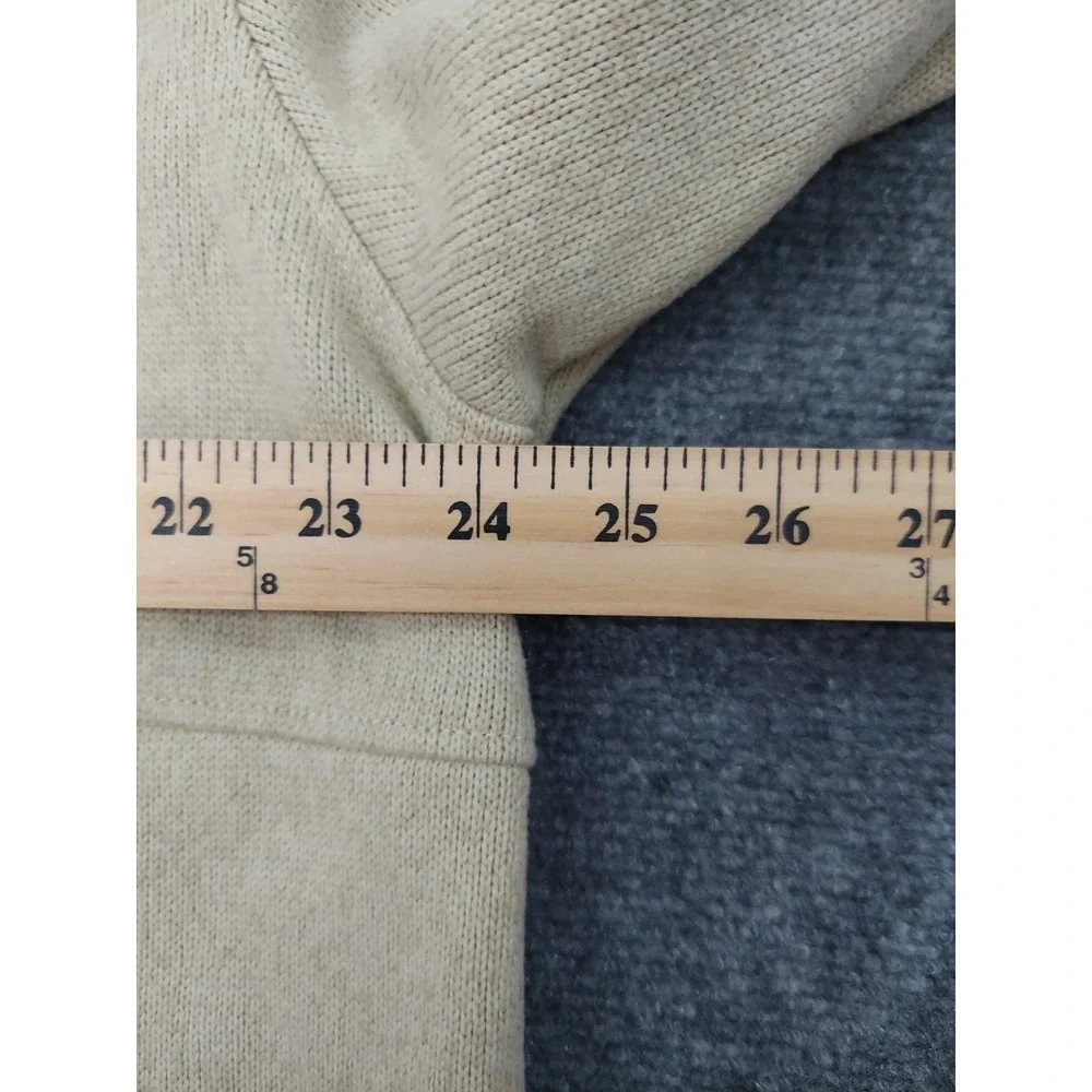 The North Face Parkview Fleece Jacket Mens XL Oatmeal Tech Pocket Full Snap